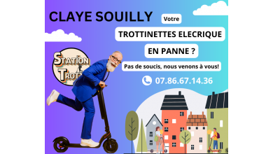 Réparation de Trottinettes Électriques à Domicile Claye souilly